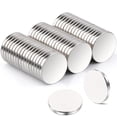 thumbnail image 1 of shiyou-50 Pcs Small Round Magnets, 8x1MM Neodymium Disc Magnet Rare Earth Magnets Strong Magnets Refrigerator Magnets for Crafts Dry Erase Board, Fridge Mini Tiny Disc Magnet for Building Scientific, 1 of 4