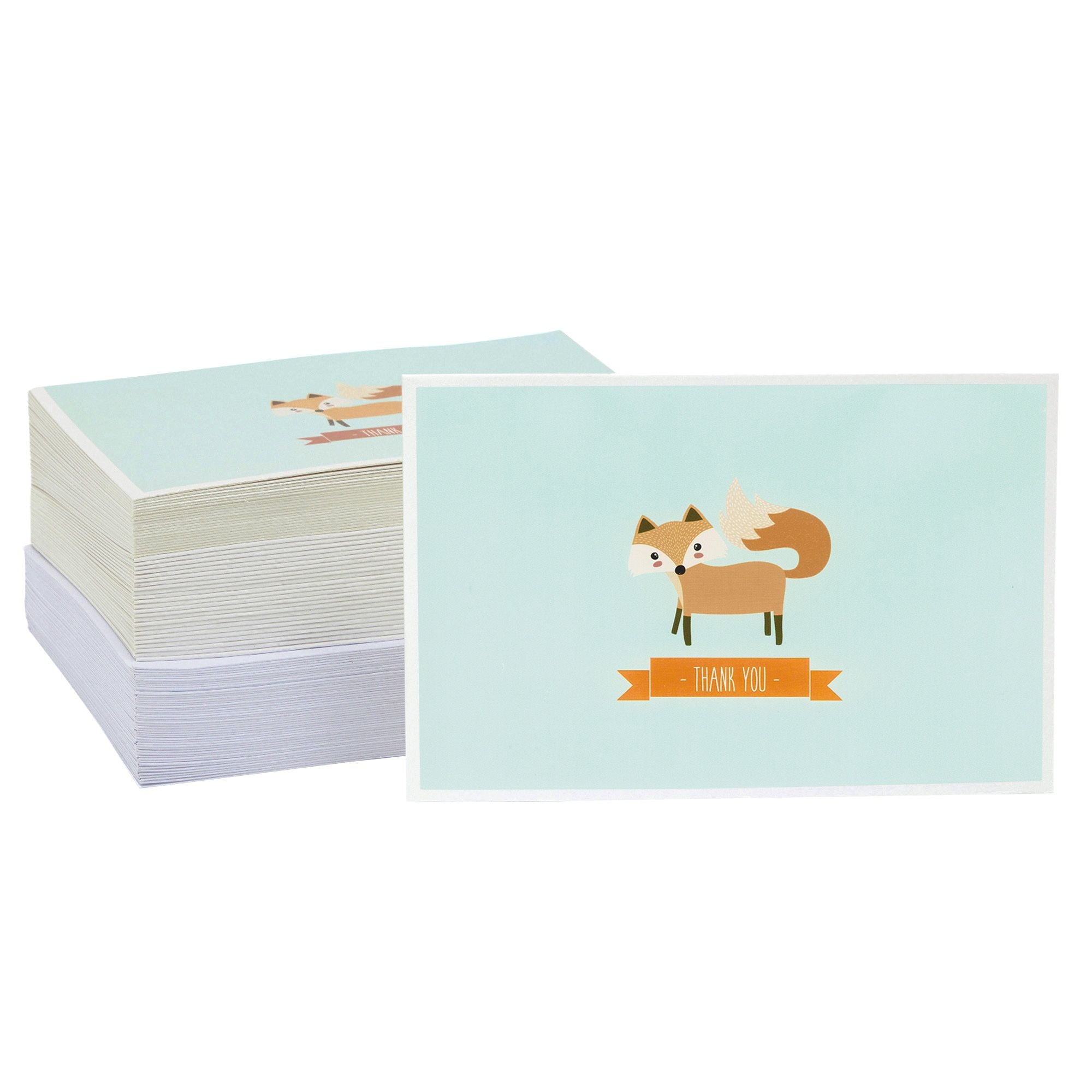 Printed 25 Boy Woodland Thank You Cards With Envelopes  Thick Card Stock  Baby Shower, Birthday, Any Occasion Greenery Large Size 4x6 Owl - Yahoo  Shopping