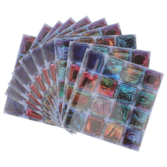 10pcs Mosaic Tiles Stickers Square Mosaic Tiles Kitchen Backsplash Tiles Bathroom Decorative Tiles
