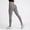 Dark Gray plus size leggings high waisted a1, variant on Cagogo Women Plus Size High Waisted Ribbed Leggings Long Sport Fit Active Casual Workout Athletic Yoga Running Lounge Pants Solid, Gray S