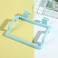 thumbnail image 2 of Blue Hanging Trash Bag Holder for Cabinet Doors, Over Cabinet Organizer for Plastic Grocery Bags, No Drill Bag Hanger for Kitchen Under Sink, Cabinet Door Organizers, 2 of 7