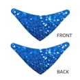thumbnail image 3 of Sikiie A Blue Glitter Dog Bandanas-Dog Scarf Bib Kerchief Breed for Dogs and Small for Pets Gift-Medium, 3 of 5