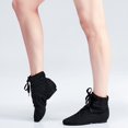 thumbnail image 3 of Zapatillas de ballet de lona de goma suave para gimnasio y baile, talla 38, zapatillas de baile transpirables, 3 of 8