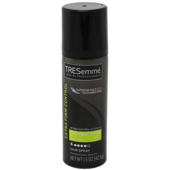 TRESemme Tres Two Hair Spray Aerosol, Extra Hold 1.50 oz (Pack of 2)