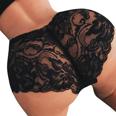

Gvmfive Womens Sexy Lingerie Lace Boyshort Panty Regular Underwear