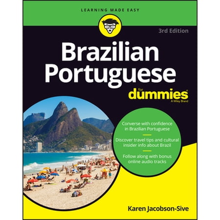 Pre-Owned Brazilian Portuguese for Dummies (Paperback) 1119894654 9781119894650