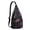 Black-131, variant on Sci-Fi Lover's Sling Bag - Rocket & Alien Print Crossbody Backpack (Galaxy Aesthetic, Durable)
