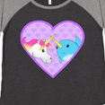 thumbnail image 4 of Inktastic Unicorn and narwhal cute couple Women's Plus Size T-Shirt, 4 of 5