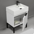 thumbnail image 5 of Nameeks Derin-2417-S-R Derin 24" Free Standing Single Basin Vanity Set - Gold, 5 of 6