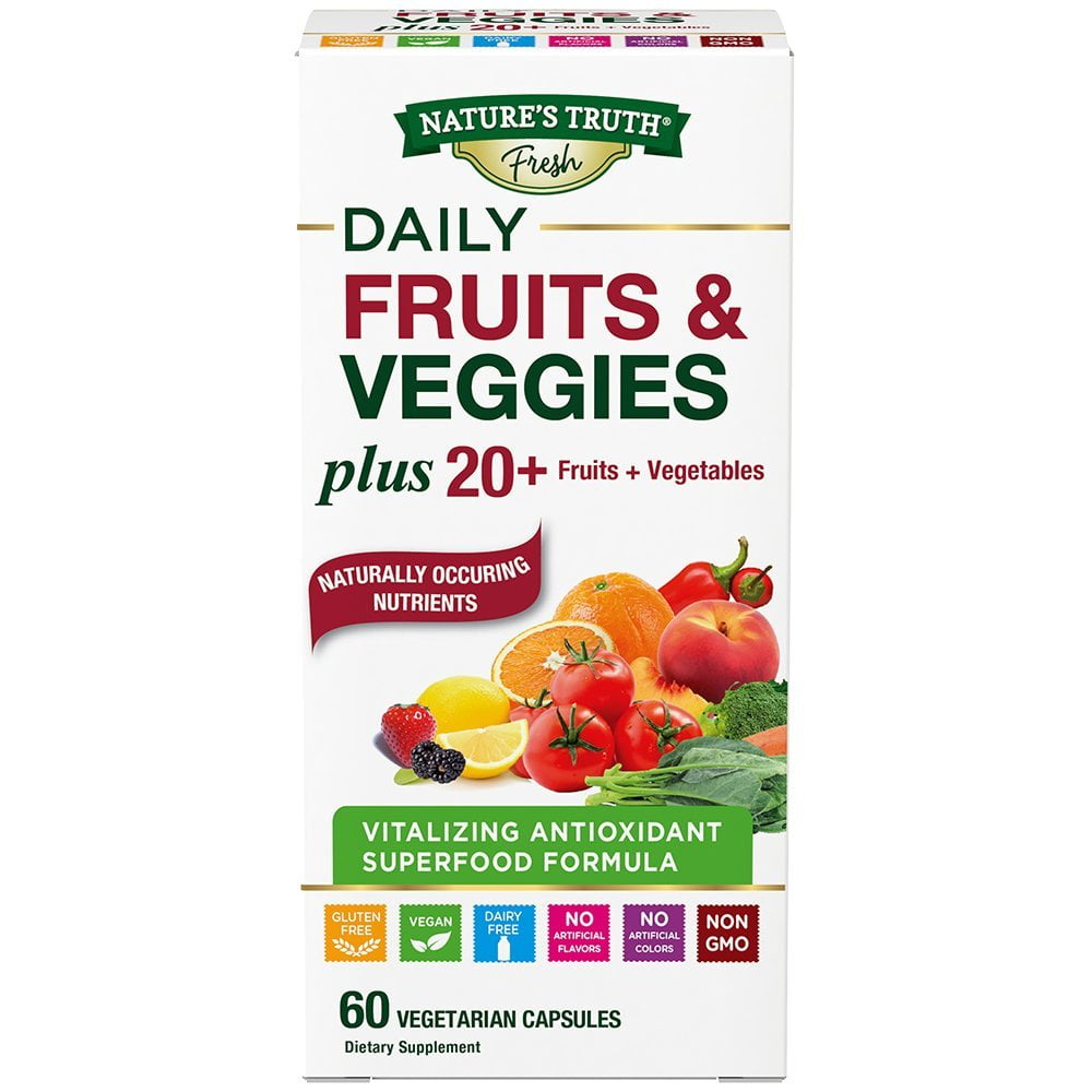 Best Fruit And Vegetable Supplement Capsules Get More Anythink's