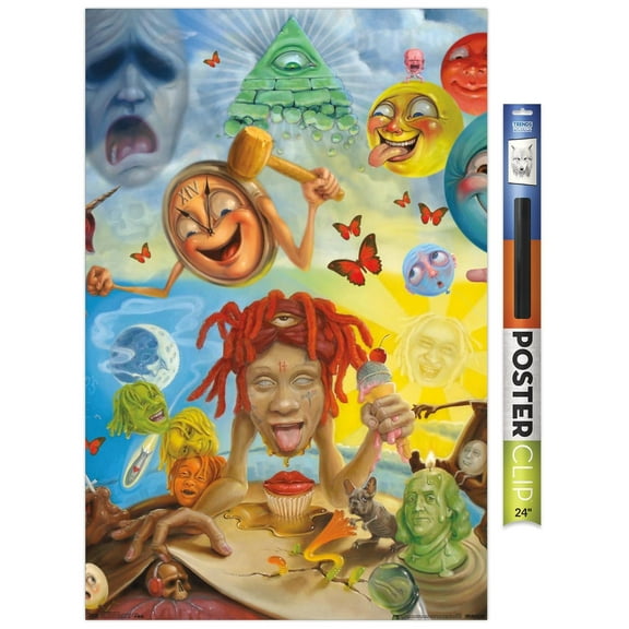 Trippie Redd - Art Wall Poster, 22.375" x 34"
