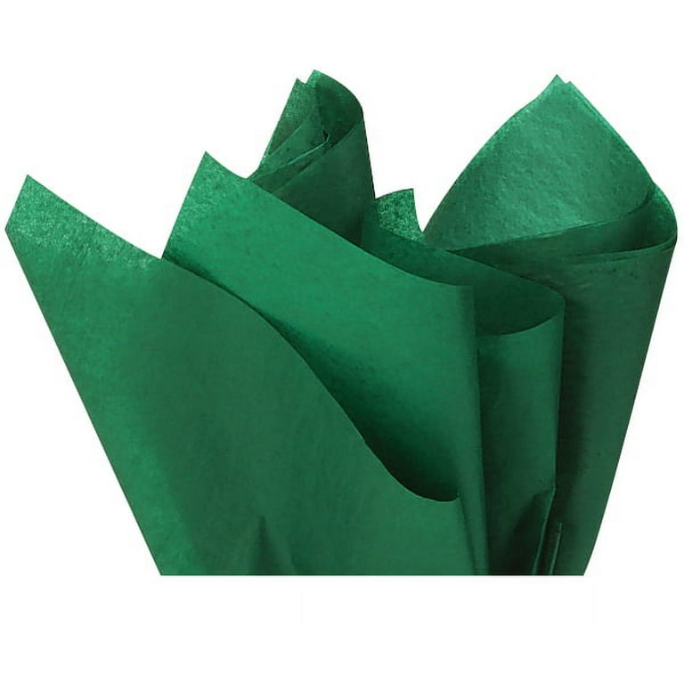 Emerald Green Gift Wrap Tissue Paper 15in x 20in - 100 Sheets