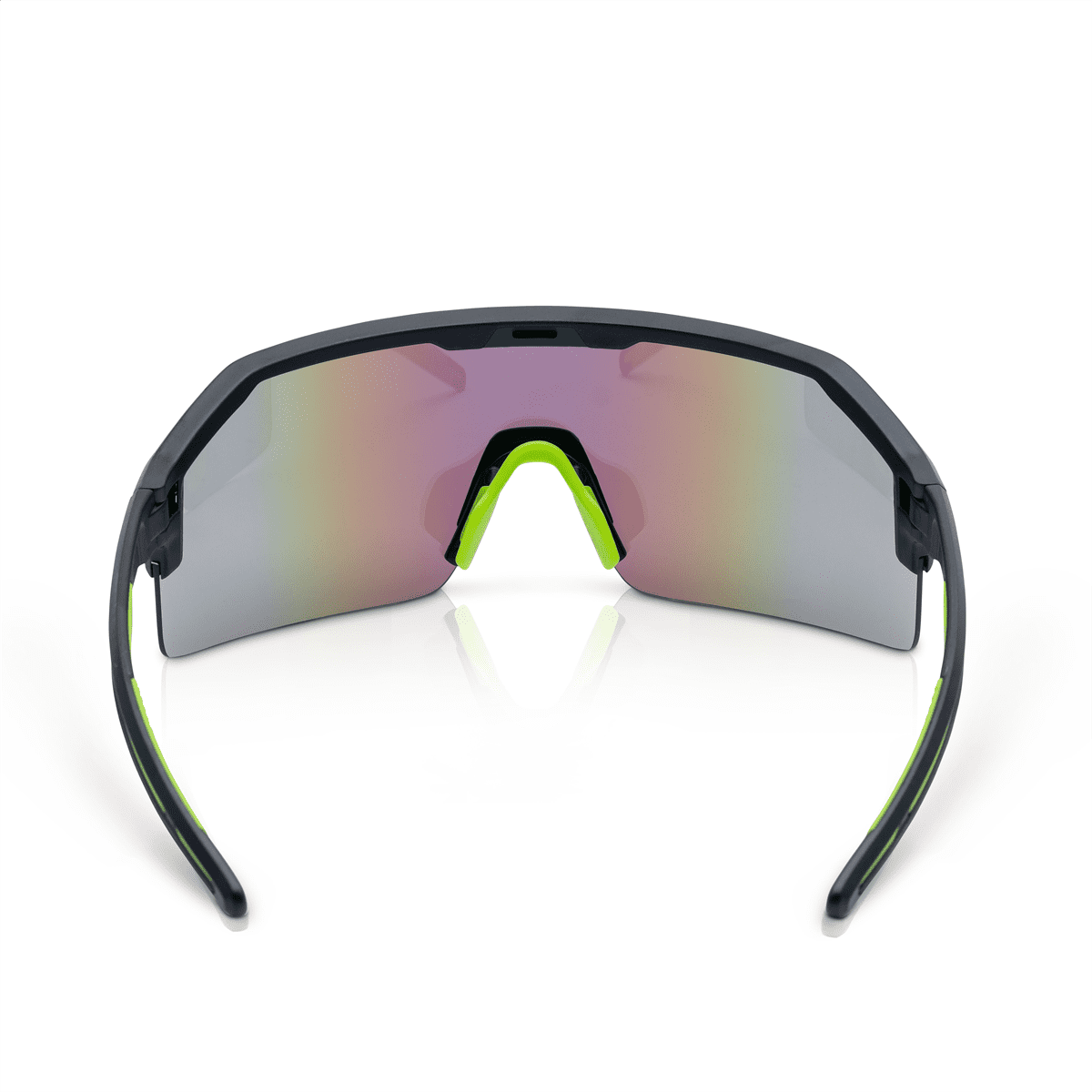Jackson Safety Safety Glasses - MAXVIEW+ Series - Blue/Green Mirror Lens - Black Frame - Hardcoat Anti-Scratch