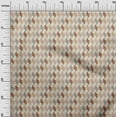 thumbnail image 3 of oneOone Viscose Chiffon Light Brown Fabric Geometric Diy Clothing Quilting Fabric Print Fabric By Yard 42 Inch Wide, 3 of 5