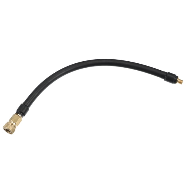 Cobre flexible 30 cm 12 "válvula de neumático tubo de conexión extensión de inflador de aire manguera de goma ventilación de aire con rosca hembra para coche motocicleta