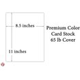 thumbnail image 2 of Premium Color Card Stock Paper | 250 Per Pack | Superior Thick 65-lb Cardstock, Perfect for School Supplies, Holiday Crafting, Arts and Crafts | Acid & Lignin Free | Blast - Off Blue | 8.5 x 11, 2 of 5