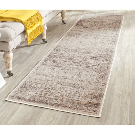 SAFAVIEH Vintage Shannen Traditional Runner Rug, Stone, 2'2" x 8'