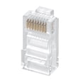 thumbnail image 3 of RJ45 (8P8C) Connectors Telephone Modular Plug for Stranded Flat Wire (100 Pack), 3 of 4