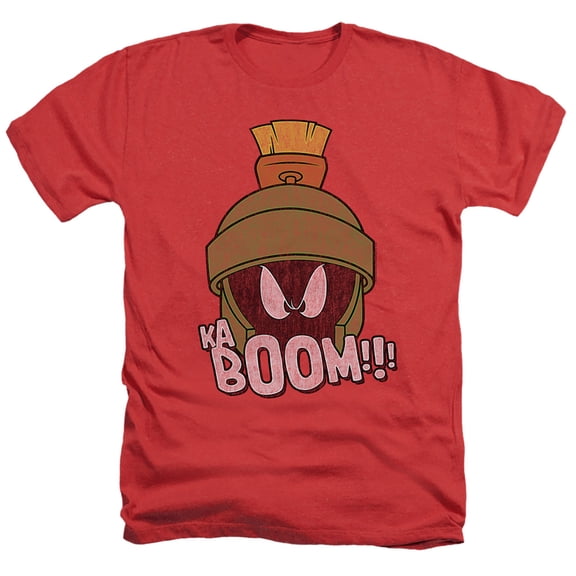 Looney Tunes Kaboom Adult Heather Red