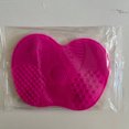 thumbnail image 1 of Apple-Shaped Makeup Brush Cleaner Pad, Silicone Brush Cleaning Mat with Suction Cup for Cosmetic Tools, 1 of 7