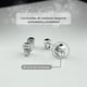 thumbnail image 4 of SilverCloseOut Aretes Pequeños con Forma de Calavera para Mujer en Plata de Ley - 4 Mm, 4 of 7