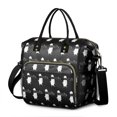 thumbnail image 1 of Polar Bear Pattern Lunch Bag – Waterproof Insulated Cooler Tote with Wild Bear Design, Foldable Leakproof Lunch Box for Outdoor, Work, or School, 1 of 6