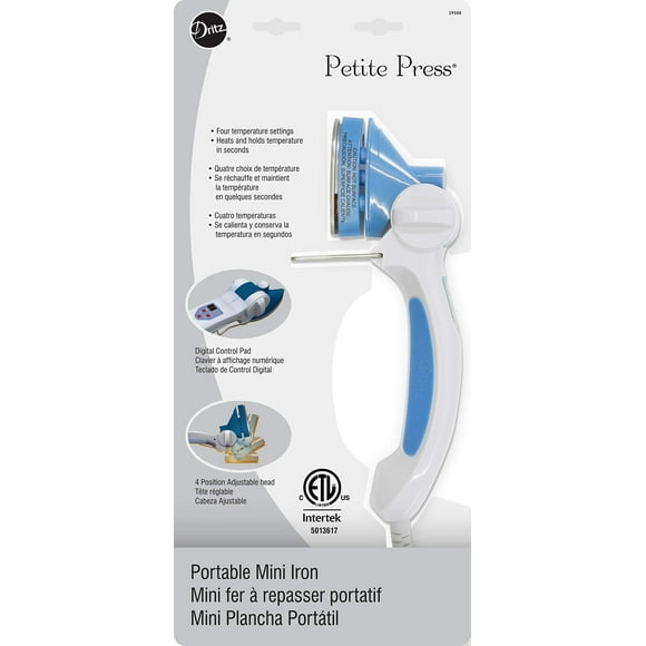 Dritz 29500 Petite Press Portable Mini Iron,White