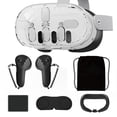 thumbnail image 1 of VR Protection Set for Meta Quest 3 - Dustproof Helmet Storage Cover and Silicone Protective Covers for Game Controllers, 1 of 8