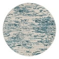 thumbnail image 2 of Unique Loom Oasis Collection Area Rug - Water (4' Round Blue/Navy Blue), 2 of 6