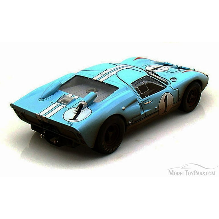 1966 Ford GT-40 MK II #1 w/ Dirt, Gulf Blue - Shelby