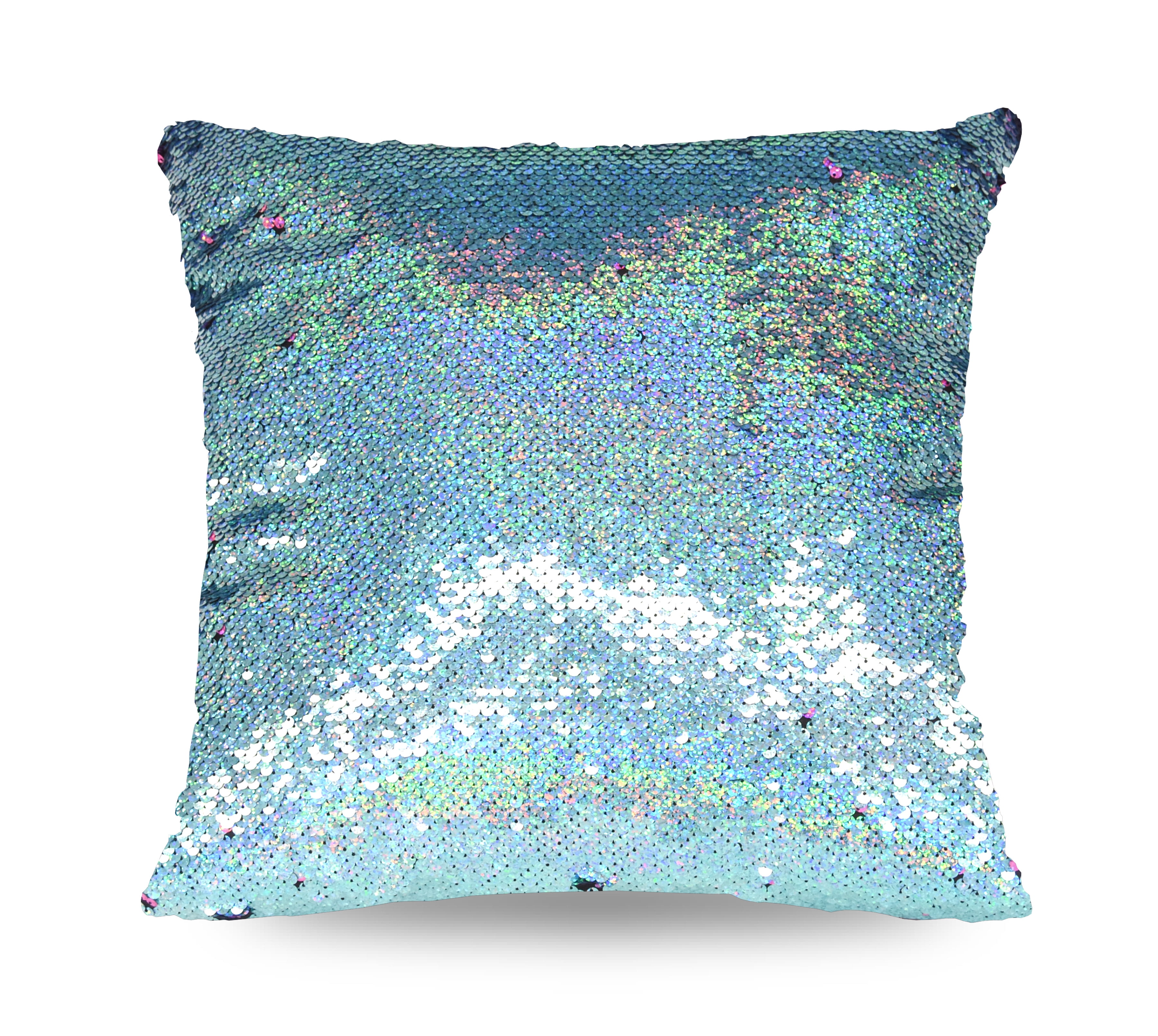 Mainstays Holographic Reversible Sequins Sparkle Pillow, 17" x 17"