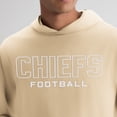 thumbnail image 5 of Men's Fanatics Tan Kansas City Chiefs Clutch Long Sleeve Hooded T-Shirt, 5 of 6
