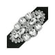 thumbnail image 2 of Cinturón ancho elástico para mujeres INSPIRE CHIC con grandes piedras de strass, corsé elegante para vestido blanco, 2 of 6