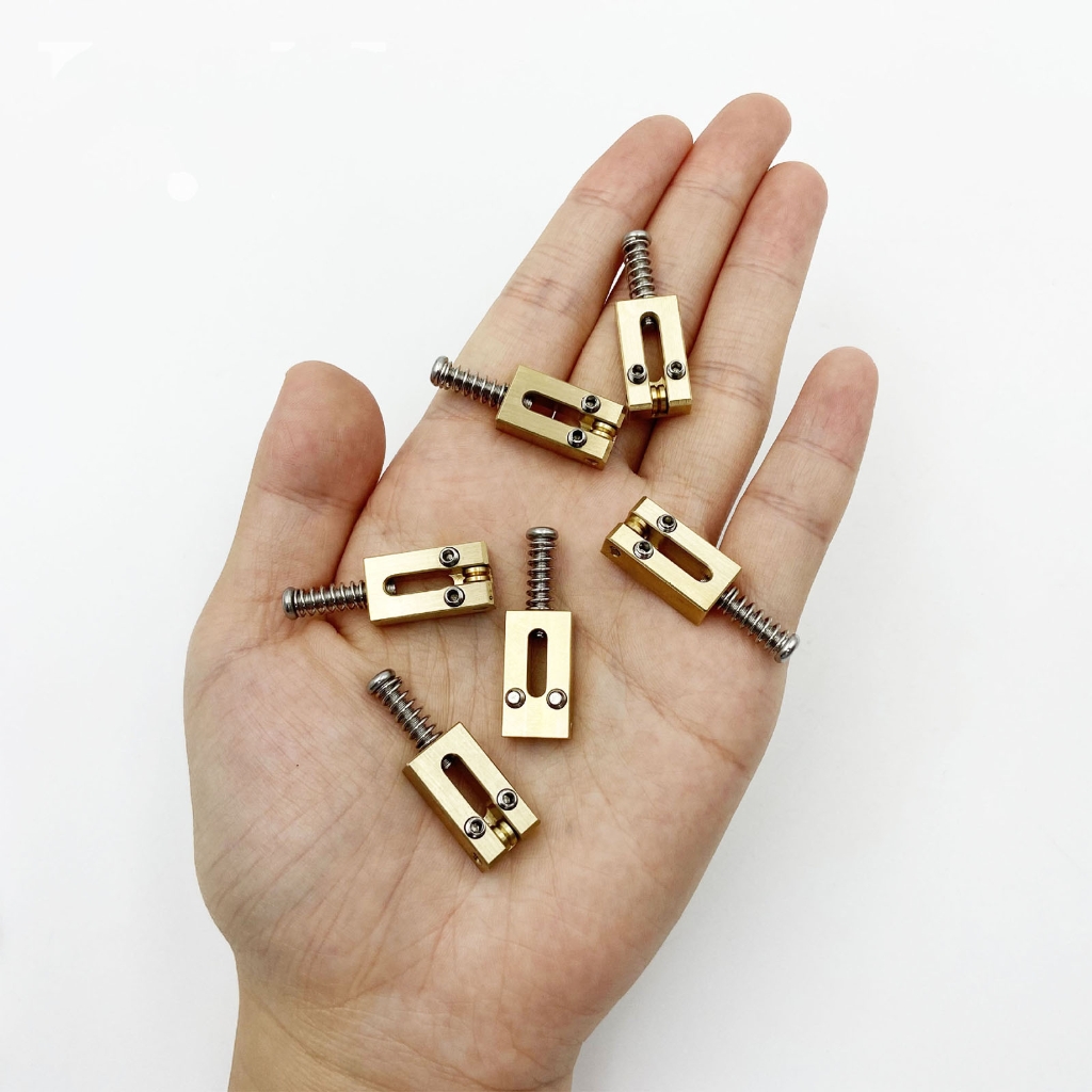 Professional Metal Guitar Tremolo Bridge Systems Easy Installation Suitable for Headless Electric Guitars Repairing