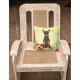 thumbnail image 2 of Carolines Treasures BB6028PW1818 Easter Eggs Manchester Terrier Fabric Decorative Pillow, 2 of 2