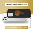 thumbnail image 6 of Case Yard Wooden Case for iPhone-12-Pro-Max Soft TPU Silicone cover Slim Fit Shockproof Wood Protective Phone Cover for Girls Boys Men and Women Supports Wireless Charging Dripping Diamond Design, 6 of 7
