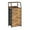 Rustic Brown, variant on Nightstand for Bedroom, 4 Drawers Dresser, Small Side Table/End Table with Storage, 2-Tier Open Shelf, Wooden Top Night Stand with Fabric Bins for Living Room/Entryway, Rustic Brown