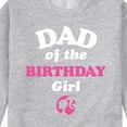 thumbnail image 3 of Barbie - Dad of The Birthday Girl - Men's Crew Neck Fleece Pullover, 3 of 5