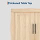 thumbnail image 5 of Aparador Buffet de Madera para Comedor - Gabinete de Almacenamiento de 90 cm con 2 Puertas, Diseño Moderno de Mediados de Siglo - Ideal para Cocina, Sala, Recibidor o Pasillo - Acabado Madera, 5 of 8
