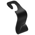 thumbnail image 3 of Car Storage Hooks Hooks For Back Seat Handbag Holder (Set of 4 Black), 3 of 5