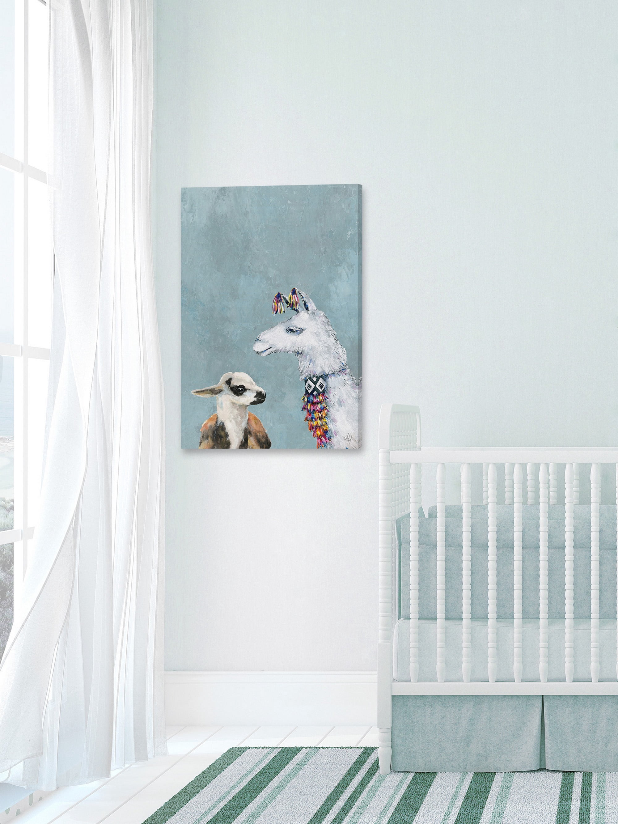 Marmont Hill Fashion Power in Blue II Canvas Wall Art