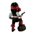 thumbnail image 3 of Cosplay Lady Pirate w/ Barrel of Rum Statue, 3 of 3