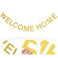 thumbnail image 3 of HEMOTON Golden Paper Hanging Banner for Party Decoration Welcome Home Garland with Excellent Craftsmanship, 3 of 5