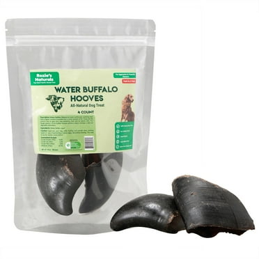 Water Buffalo Hooves Dog Chews-4 Count-10 oz (WSP)