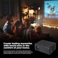 thumbnail image 3 of Supersonic 720p HD 800-ANSI-Lumen Compact LED Projector, 3 of 11