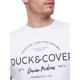 thumbnail image 4 of Duck and Cover - Camiseta Jansmoore para Hombre (Blanco), 4 of 4