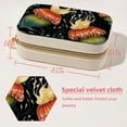 thumbnail image 5 of Sea Slug Velvet Portable Travel Organizer Box with Removable Compartment - Display Case Included - Ideal Gift, 5 of 7
