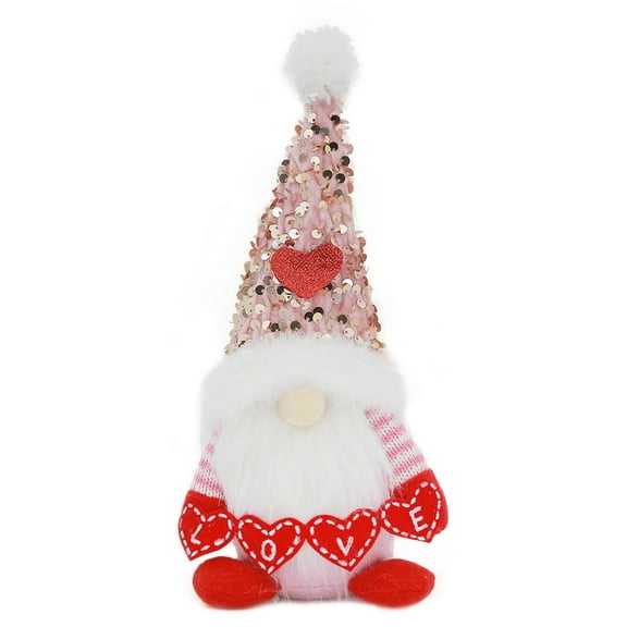 BULLPIANO Valentine Gnome Decor,Valentines Day Gifts for Kids,Elf Plush Doll for Home Bar Decorations Household Ornaments