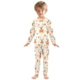 thumbnail image 3 of BZSMCE Unisex Pajama Set Snug-Fit Cotton Sleepwear Pomeranian Party Printed, 3 of 7