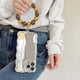 thumbnail image 4 of 2 piezas Y2K llavero de cadena para teléfono móvil con cuentas de sensación metálica, banda de moda, pegatinas para conectar la parte posterior del teléfono móvil, 4 of 5